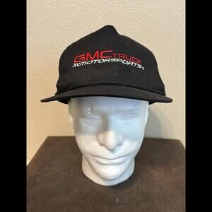 GMC Truck Motorsports Adjustable Snap Back Embroidered Rope PCT WestPro Hat RARE